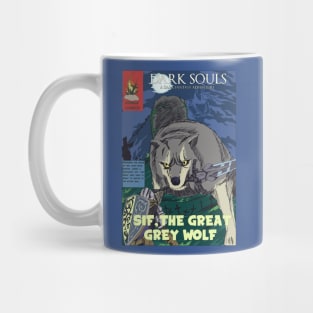 Dark Souls: Sif the Great Grey Wolf Mug